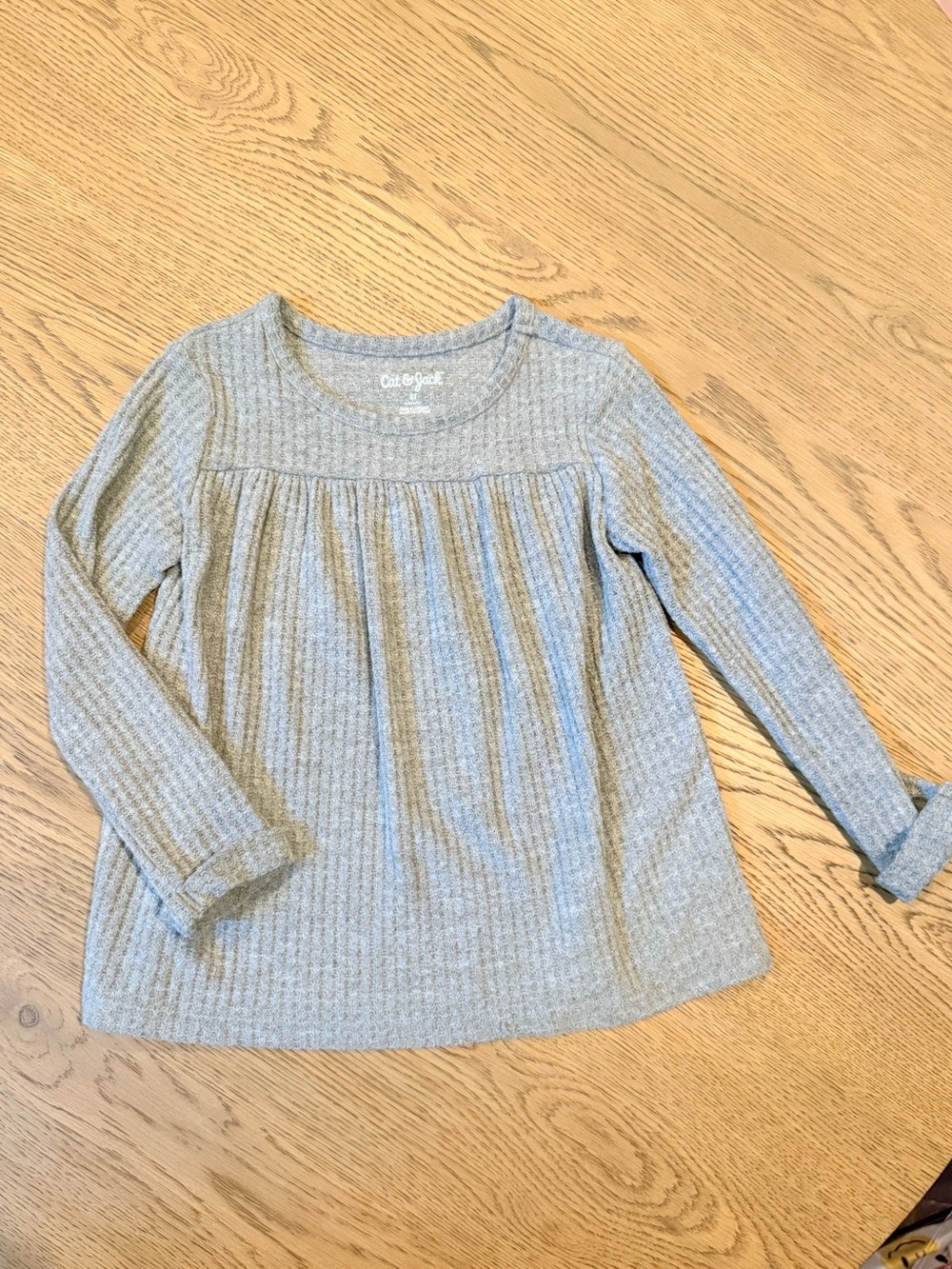 Perfect Long Sleeve Waffle Knit top